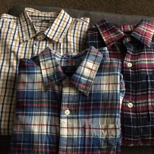 3 button down shirts